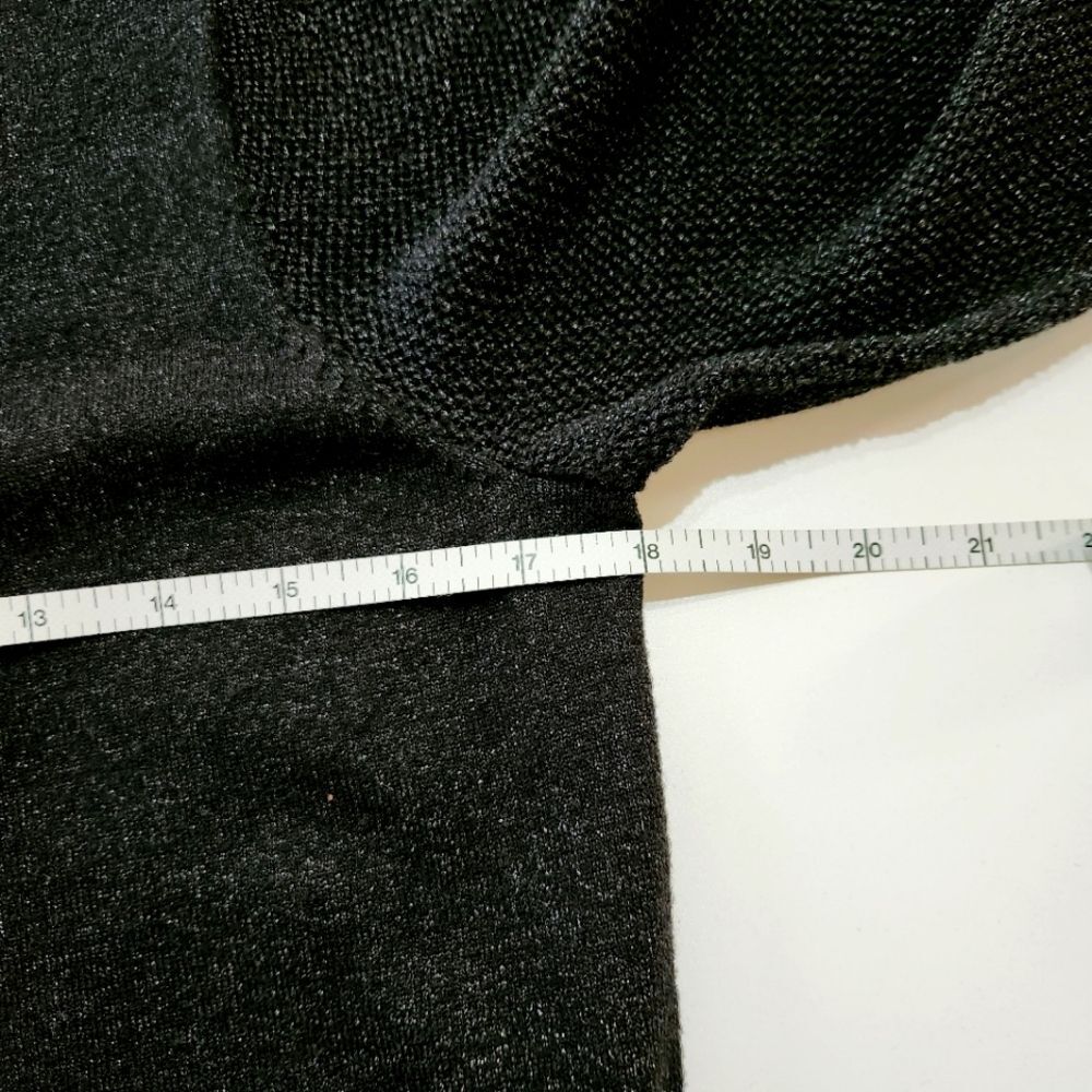 Michael Michael Kors Black Gold Metallic Lace-Up Tunic Sweater Glam Size Small - Picture 9 of 11